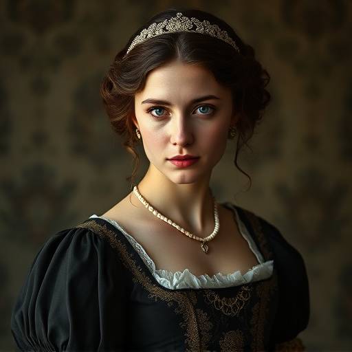 Portrait de Léa Dubois, interprétant le rôle d'Éléonore de Valois