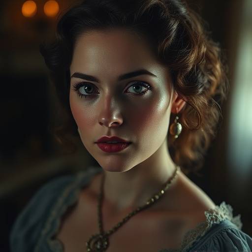Portrait de Sophie Girard, interprétant le rôle d'Astrid Moreau